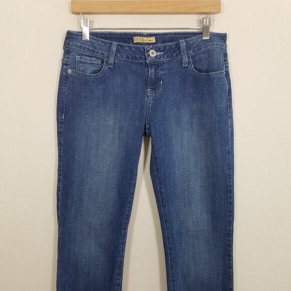 Guess Skinny Stretch Jeans Blue Size 29 - Picture 2 of 7